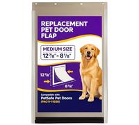 PAC11-11038 Dog Door Replacement Flaps Medium for Dogs and Cat, Doggy Doggie Pet Flap Replacement Doors Compatible with Pet-Safes, Size 12 7/8" x 8 1/8"