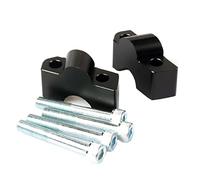 PACASK Motorcycle Handlebar Riser Up Backs Moves Bracket Kit Handle Bar Riser Mount Clamp For Vulcan S 650 VN650 15-18 (BLACK)