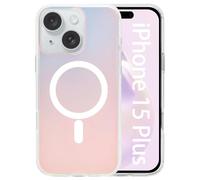 Pacciculn for iPhone 15 Plus Magnetic Case Cover Compatible for Magsafe Holographic Iridescent Color Changing Effect Shockproof Cute and Unique for Women and Girls