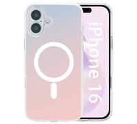 Pacciculn for iPhone 16 Magnetic Case Cover Compatible for Magsafe Holographic Iridescent Color Changing Effect Shockproof Cute and Unique for Women and Girls