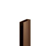 Pacco 1850mm Decorative End Profile | Brushed Bronze | Aluminium | 8mm