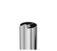 Pacco Polished 3000mm x 40mm Ceilling Post | Chrome | Aluminium | 8mm/10mm