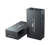 pace AVA Single Channel 4K HDMI Extender Ultra HD 4K@30Hz Over Cat5e/Cat6/Cat7 Up to 100m for PC, Camera, NVR, TV, Monitor, Projector