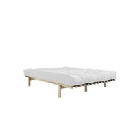 Pace Bed Frame 140x200 Clear Lacquered Pine