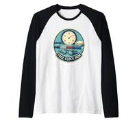 PACE Clock HUM Pool Timing Rhythm Raglan Baseball Tee