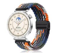 PaceBid 18mm Braided Straps for Huawei Watch GT 6 41mm/Watch5 42mm/GT 5 Pro 42mm/GT 5/GT4, Magnetic Nylon Watch Band for Garmin Venu 4 41mm/Venu 3S/Forerunner 265S/255S Music/Venu 2S - Colorful