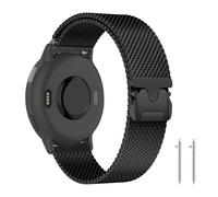 PaceBid 20mm Metal Straps for Garmin Forerunner 70/170/170 Music 43mm/Forerunner 165/165 Music/245/645/570 42mm, Metal Magnetic Watch Band for Garmin Vivoactive 6/5/Approach S50/S44 - Black