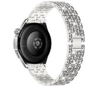 PaceBid 22mm Metal Strap for Huawei Watch GT 6/GT6 Pro 46mm/GT5 46mm/5 Pro/GT4/GT3/GT2/3 Pro (46mm), Women Bling Diamond Metal Replacement WatchBand for Huawei Watch 5/4/Watch4 Pro 48mm - Starlight