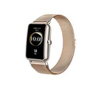 PaceBid Bracelet Compatible with Huawei Watch Fit Mini, Mesh Woven Stainless Steel Wrist Magnetic Strap, Classic Adjustable Watch Strap for Huawei Watch Fit Mini (Rose Gold)
