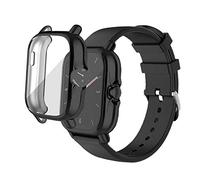 PaceBid Case for Amazfit GTS 2/Amazfit GTS 2e Protective Case TPU Case Soft Flexible All-Around Protective Film Cover Compatible with Amazfit GTS 2/GTS 2e (Black)