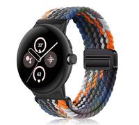 PaceBid Nylon Strap Compatible with Google Pixel Watch 4 41mm/3 41mm/2/1, Braided Magnetic Sport Women Men Replacement WatchBand for Google Pixel Watch 1/2/3/4 41mm - Colourful