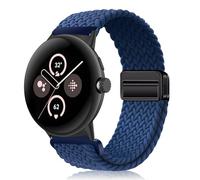 PaceBid Nylon Strap Compatible with Google Pixel Watch 4 41mm/3 41mm/2/1, Braided Magnetic Sport Women Men Replacement WatchBand for Google Pixel Watch 1/2/3/4 41mm - Blue