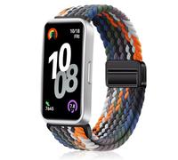 PaceBid Nylon Straps for Huawei Band 10/9/8, Men and Women Braided Magnetic Replacement Nylon Watch Band for Huawei Band 9/Band 8/10 - Colorful