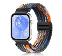 PaceBid Nylon Straps for Huawei Watch Fit 3/4, Men and Women Braided Magnetic Replacement Nylon Watch Band for Huawei Watch Fit 4/Fit 4 Pro/3 - Colorful