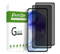 PaceBid Privacy Screen Protector Compatible with Samsung Galaxy A55 5G, [Pack of 2] [Full Coverage] [Anti-Scratch] [9H Hardness] Tempered Glass Screen Protector Anti-Spy Screen Protector for Samsung