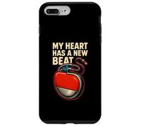 Pacemaker My Heart Has A New Beat Retro Mens Surgery Recover Case for iPhone 7 Plus/8 Plus
