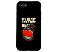 Pacemaker My Heart Has A New Beat Retro Mens Surgery Recover Case for iPhone SE (2020) / 7/8