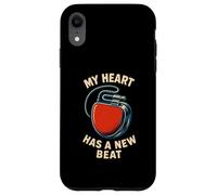 Pacemaker My Heart Has A New Beat Retro Mens Surgery Recover Case for iPhone XR