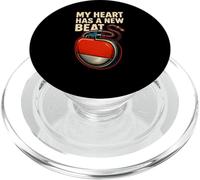Pacemaker My Heart Has A New Beat Retro Mens Surgery Recover PopSockets PopGrip for MagSafe