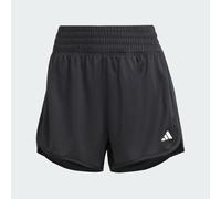 adidas Women Pacer Essentials Knit High Rise Short Shorts, L, 3 inch