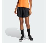 adidas Women's Pacer Workout Waffle Shorts, Black, M