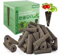 PACETAP 50 Pack Grow Sponges, Seed Pods Replacement Root Growth Sponges Compatible with AeroGarden, Seedling Starter Sponges Kit Refill Grow Sponge for Hydroponic Indoor Garden System