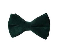PACGOTH Bow Ties for Men, Pre-Tied Men’s Bow Ties, Velvet Bow Ties for Men Solid Adjustable Bow Tie for Wedding With Gift Box, Dark Green, Formal
