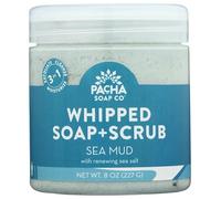 Pacha Soap Sea Mud Whipped Soap Scrub, 8 OZ