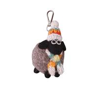 Pachamama Handfelted 100% Wool Animal Designs Decorative Women Bag Charm Collectable Gift Handmade Colourful Cute Lovable Fair Trade