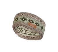 Pachamama Women 100% Pure Fine Merino Wool Ear Warmer Headband Handknitted Diamond Pattern Plain One-Size Handmade Soft Warm Breathable Moisture Wicking Fair Trade (Green, One Size)
