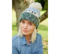 Pachamama Women's Hazy Sheep Bobble Beanie With Sherpa Fleece Pachamama Multicolor One Size