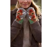 Pachamama Women's Herd Of Highland Cow Handwarmer in Grey Pachamama Grey One Size