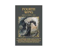 pachbzx Fourth Wing by Rebecca Yarros Poster Canvas Poster Bedroom Decor Landscape Office Room Decor Gift 12x18inch(30x45cm)