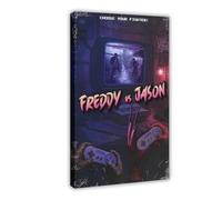 pachbzx Freddy Vs. Jason Poster Canvas Poster Bedroom Decor Landscape Office Room Decor Gift 12x18inch(30x45cm)