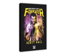 pachbzx Scott Hall Bad Guys Last Forever Poster Canvas Poster Bedroom Decor Landscape Office Room Decor Gift 08x12inch(20x30cm)