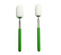PACHHK 2Pieces Telescoping Sponge on Stick Pottery Sculpture Sponge Holder Ceramic Throwing Stick Pottery Trimming Tools