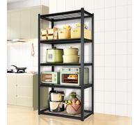 PACHIRA 5-Tier Boltless Garage Shelving Unit 90 * 42 * 183 cm, Ajustable Garage Shelving Heavy Duty Racking Loads 900KG, Metal Shelf For Kitchen Garage Office Shelving Rack, Storage Shelves
