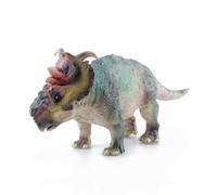 Pachyrhinosaurus Dinosaur Figure Solid Pvc Model With Distinctive Horned Frill Open Mouth For Diorama Scene Classroom Project