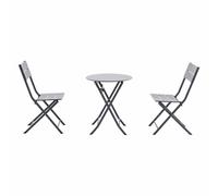 Pacific 2 Seater Rennes Outdoor Bistro Set - Anthracite