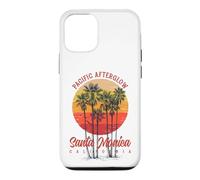 Pacific Afterglow Santa Monica California Palm Sunset Case for iPhone 12/12 Pro