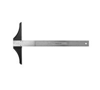 Pacific Arc 18 Inch T Square, Traditional Stainless Steel, Graduated Inch and Metric