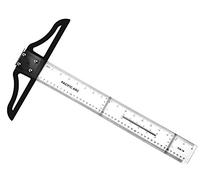 Pacific Arc 24 Inch T Square, Traditional Acrylic Graduated in Inch and Metric, Detachable Head