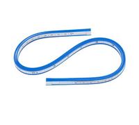 Pacific Arc Flexible Curve Graduated 20 Inch Ruler with Inking Edge, for Drawing, Pattern Making, Engineering, Stencil Making, Saddle Fitting