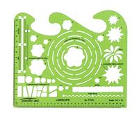 Pacific Arc Landscape Template Guide, with Trees, Shrubs, Hedges, Fences, Flagstone Walks, and Terraces