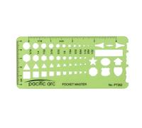 Pacific Arc Pocket Master Template Guide, Featuring Perfect Circles, Hexagons, Triangles, and Squares