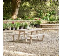 Pacific Aruba 6 Seater Metal Garden Bench - Grey