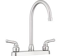 Pacific Bay Lynden Kitchen Faucet - Brushed Satin Nickel Plating Over ABS Plastic