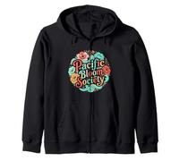 Pacific Bloom Society Unity Culture Design Zip Hoodie