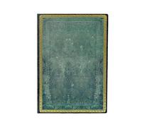 Pacific Blue (Old Leather Collection) Midi Lined Softcover Flexi Journal (Elastic Band Closure)
