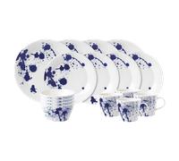 1815 Pacific Dinnerware Set Blue Splash, 16 Piece Set